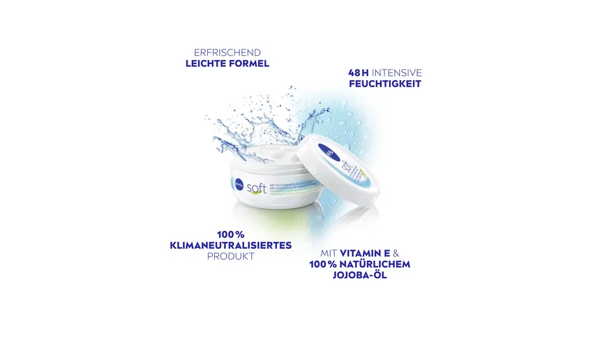 NIVEA soft Creme Erfrischende Feuchtigkeitscreme 50 ml