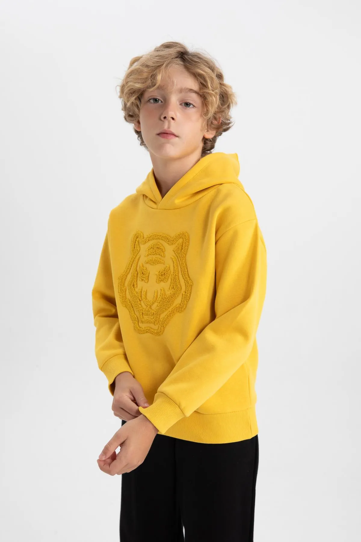 DeFacto  Dickes Kapuzen-Sweatshirt mit regulärer Passform für Jungen