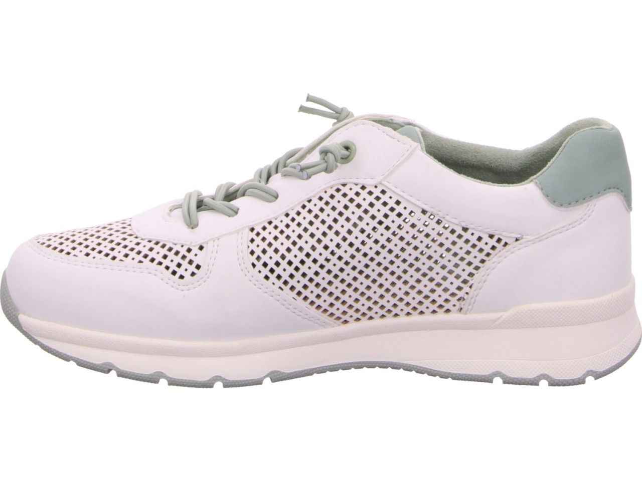 JANA Sportliche Slipper weiss