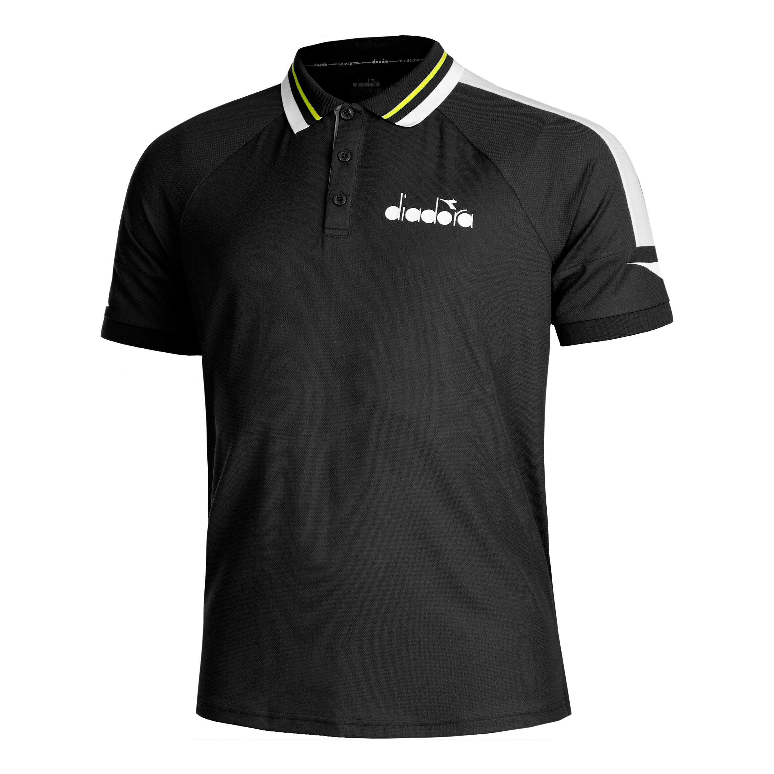 Icon Polo Herren - Schwarz