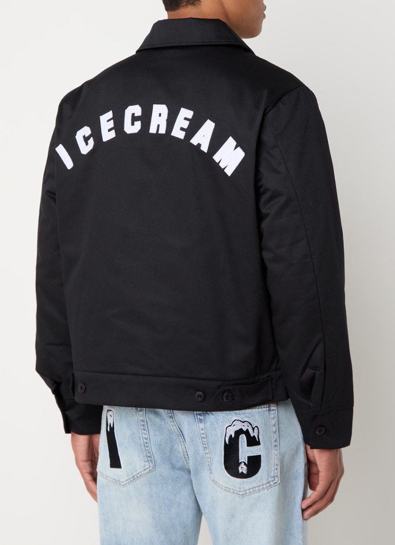 Jakna ICE CREAM s vezom logotipa i printom na leđima
