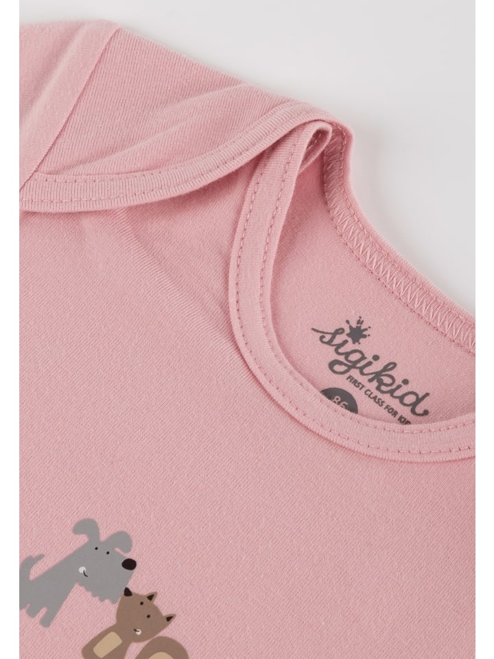 Sigikid Body, kurzarm Classic Baby in rosa günstig kaufen