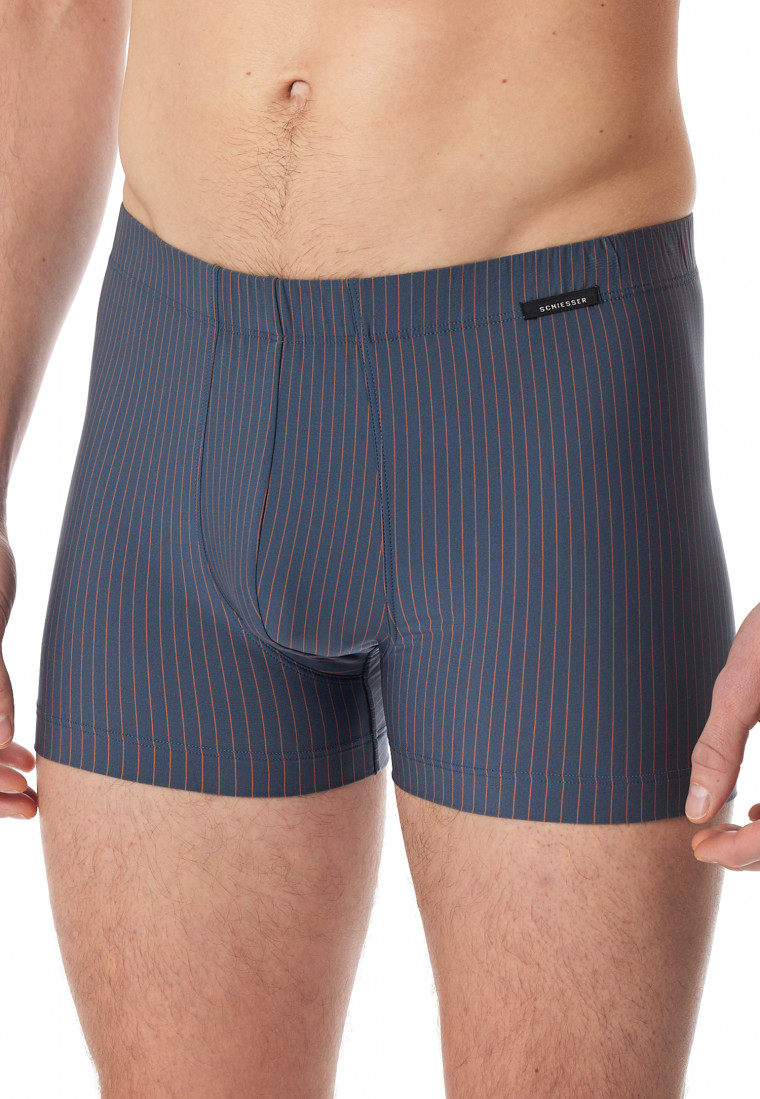 Shorts Micro-Qualität Nadelstreifen jeansblau - Pure Micro