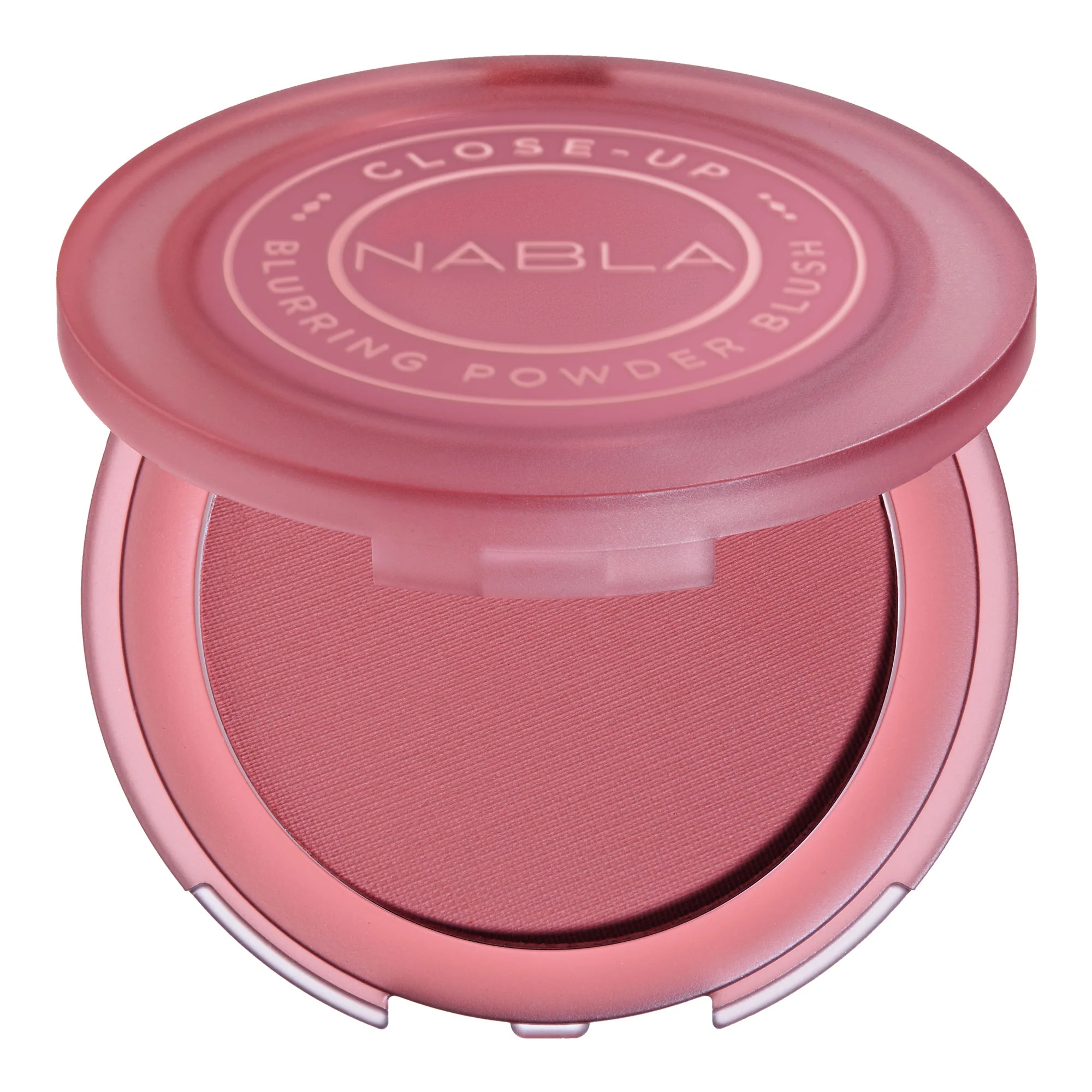Colorete en polvo compacto para difuminar primeros planos del rostro