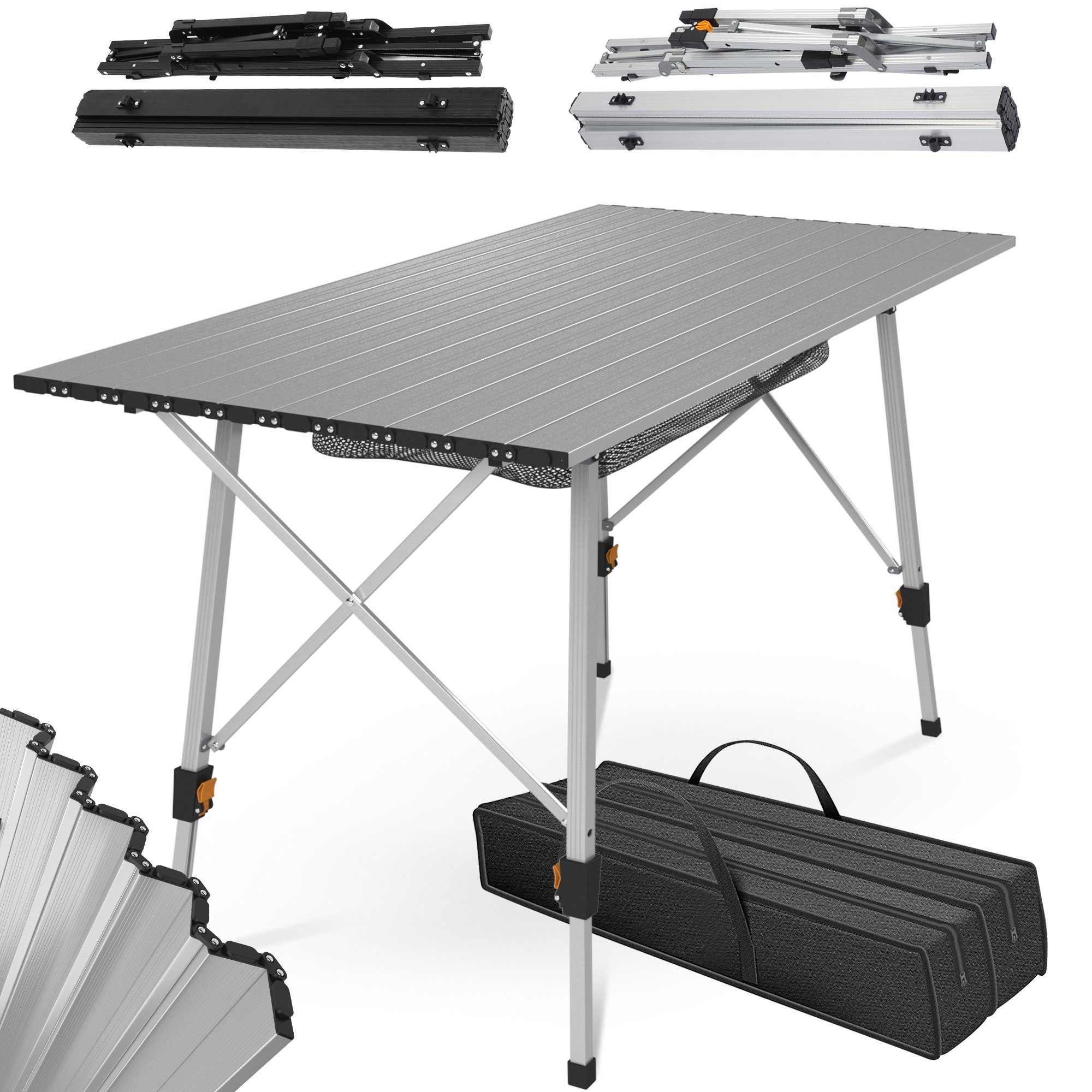 MIADOMODO Campingtisch Campingtisch klappbar Falttisch Gartentisch Picknicktisch aus Alu