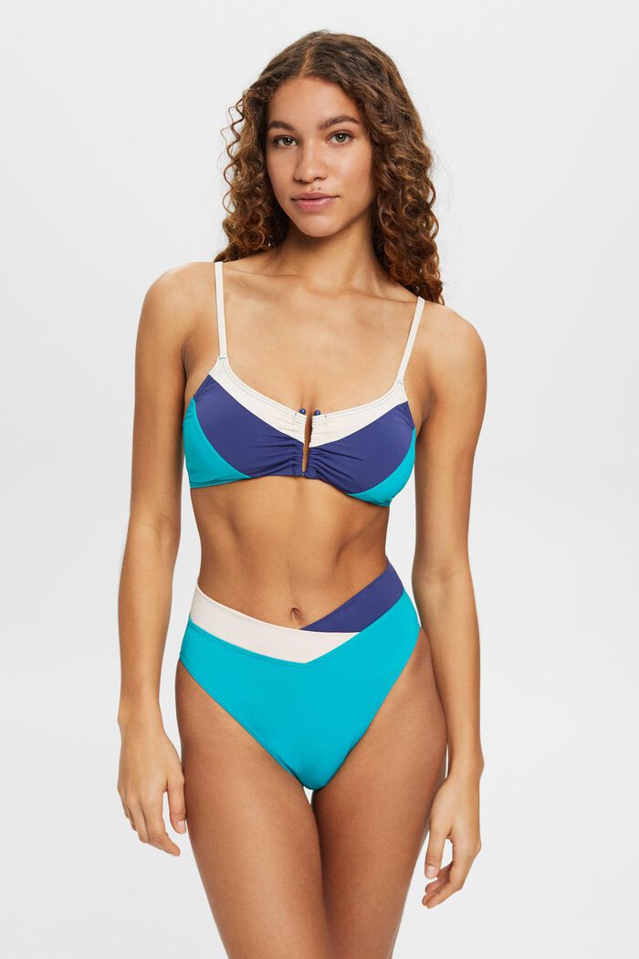 Bikinihose im Colour Block-Design