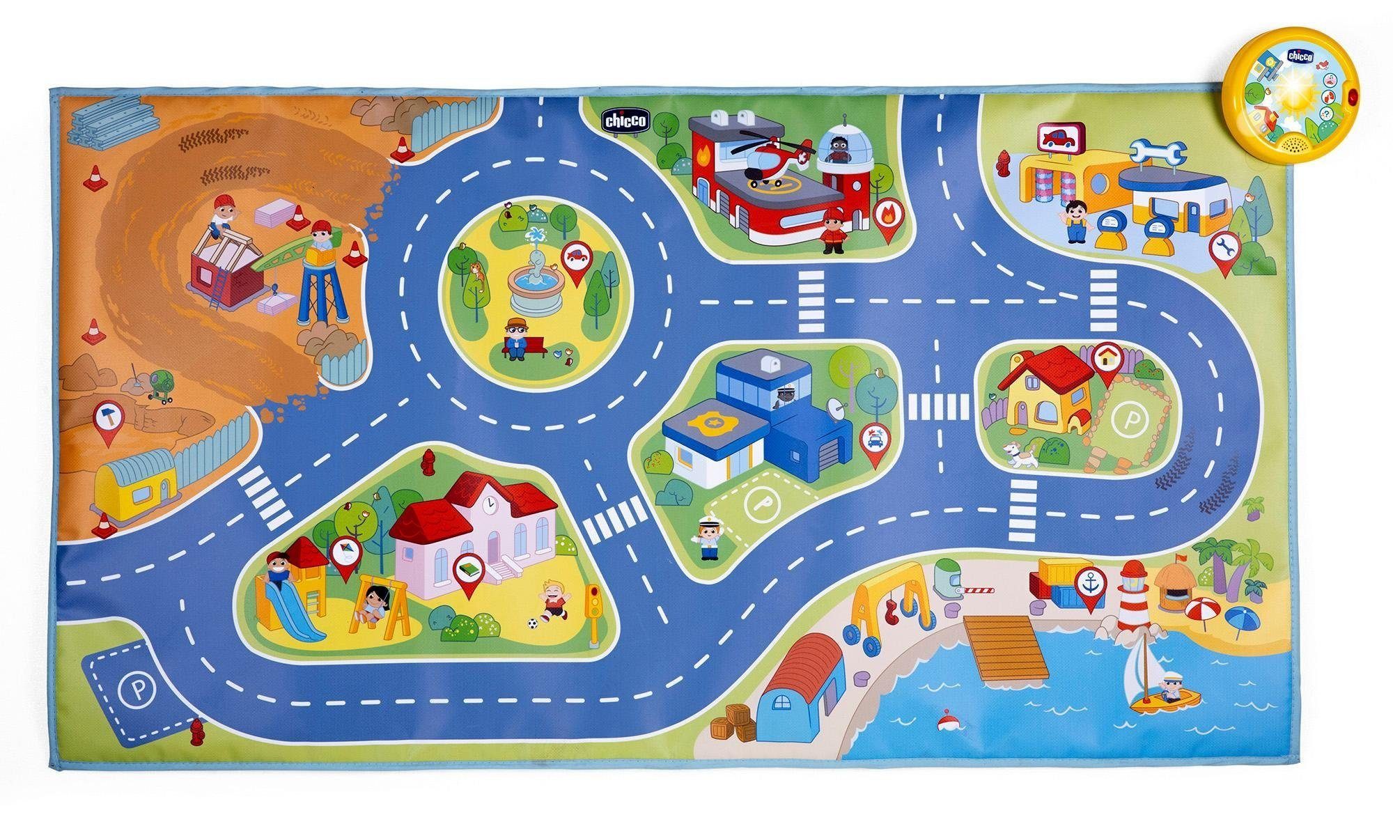 Chicco Spielmatte Interaktive Spielmatte City, mit Licht und Sound