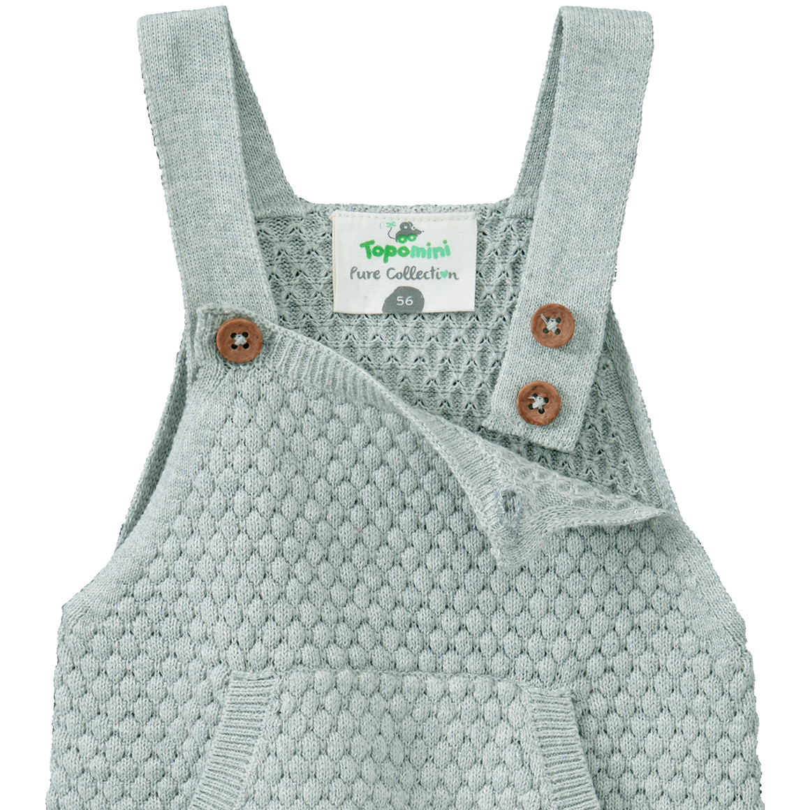 Newborn Stricklatzhose mit Wabenmuster