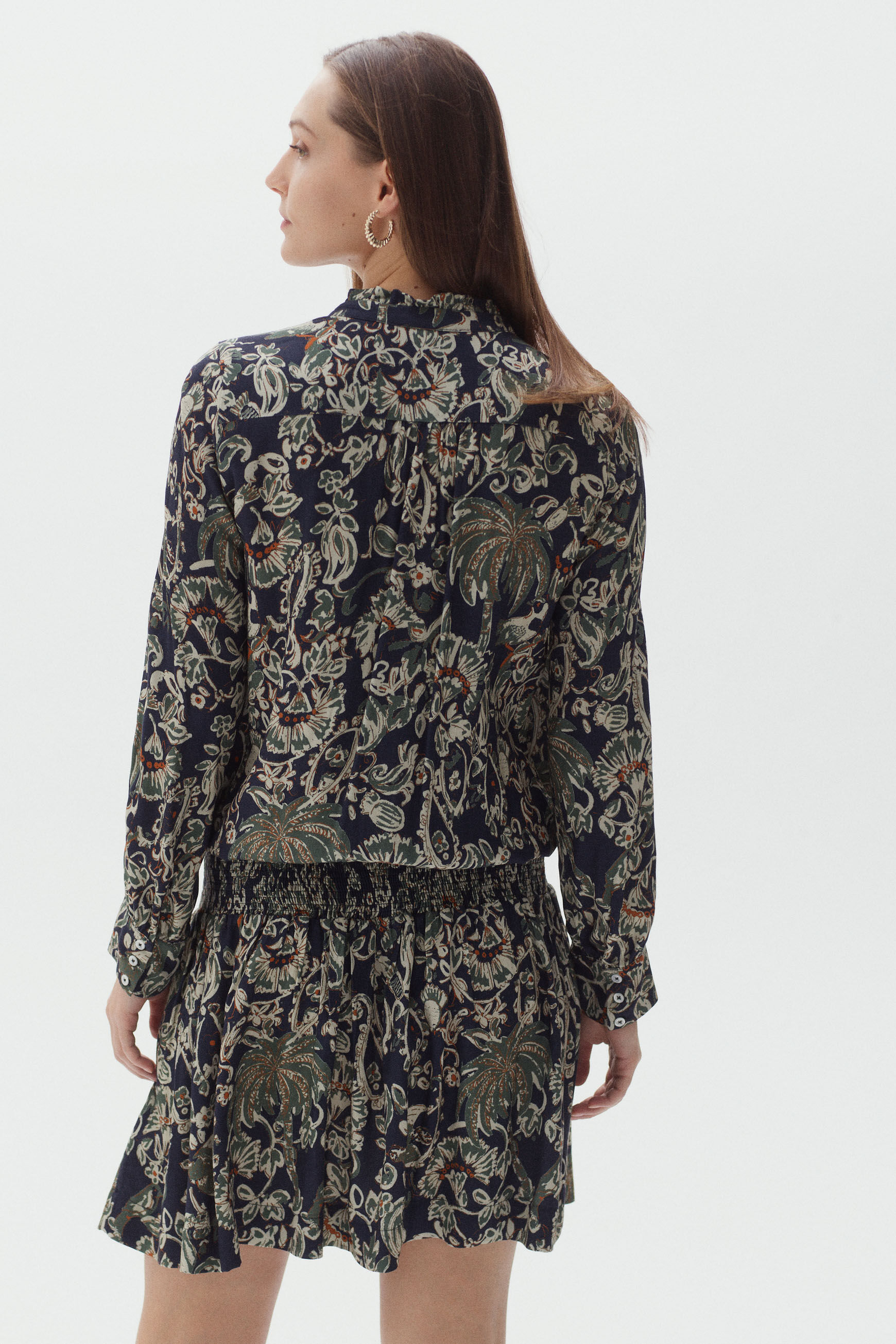 robe sybil bleu marine femme