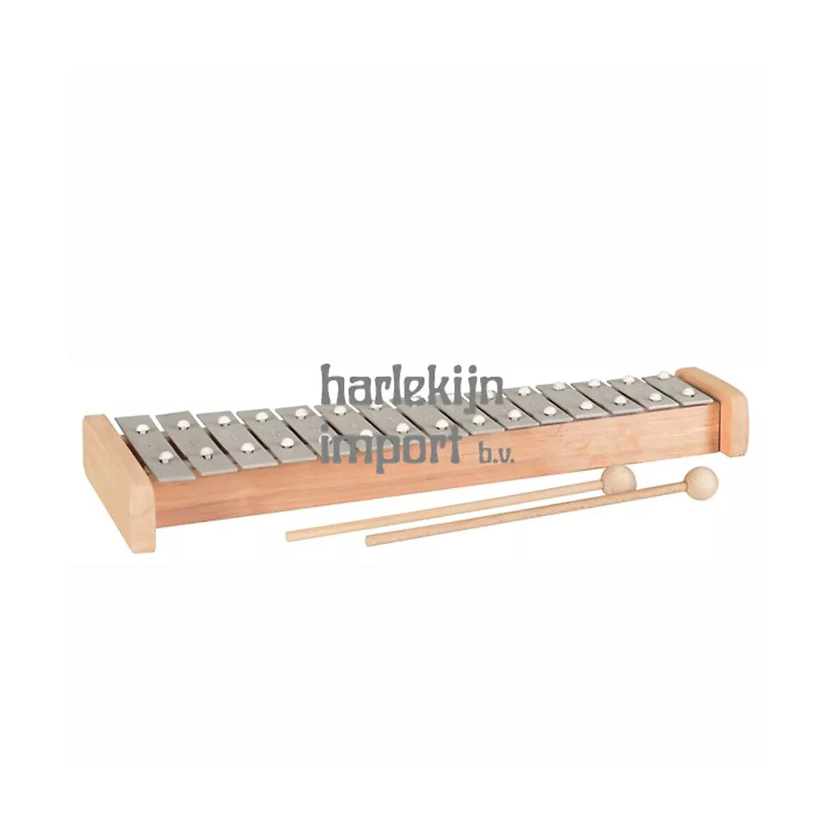 Xylophon Metall 15 Töne 40x15x4 cm