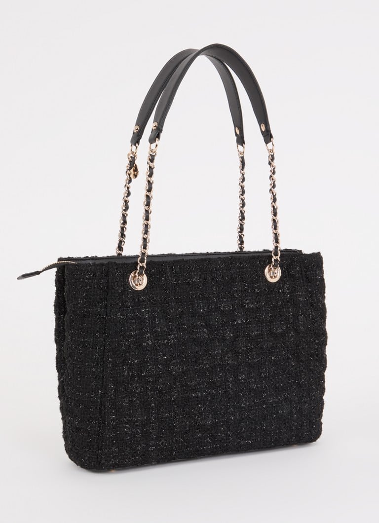 GUESS Giully Suuri tweed-olkalaukku