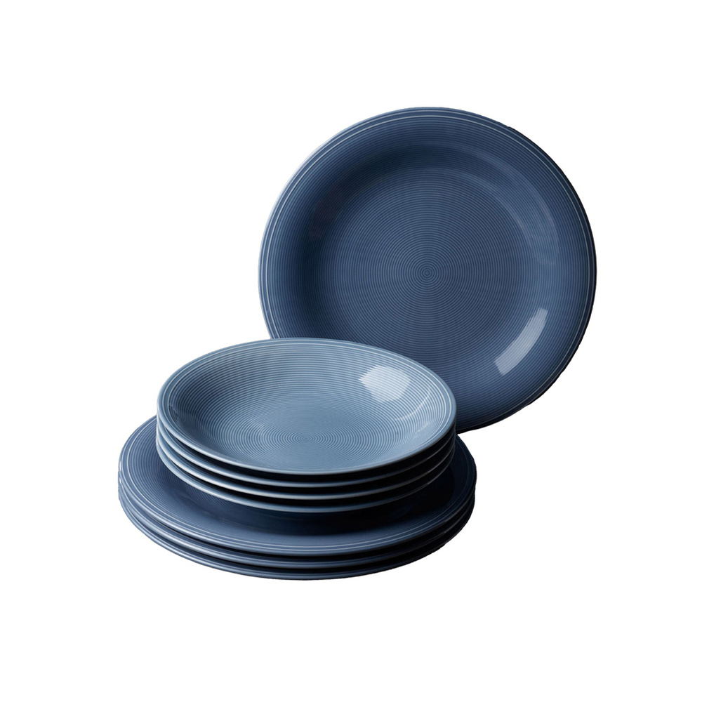 like. by Villeroy & Boch Service de table 8pcs Color Loop Horizon service de vaisselle