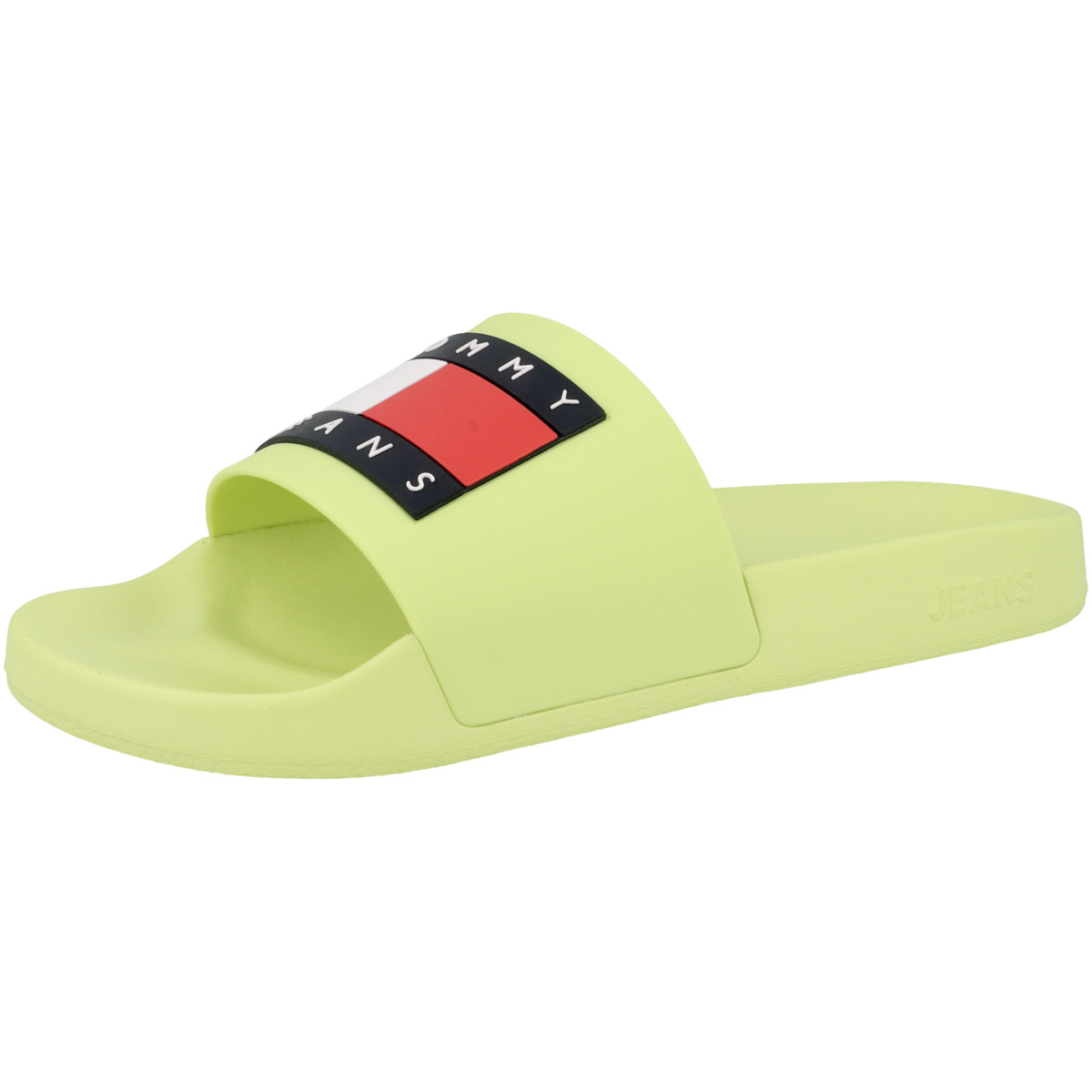 Tommy Hilfiger Tommy Jeans Flag Pool Slide Essentials Badelatschen hellgruen