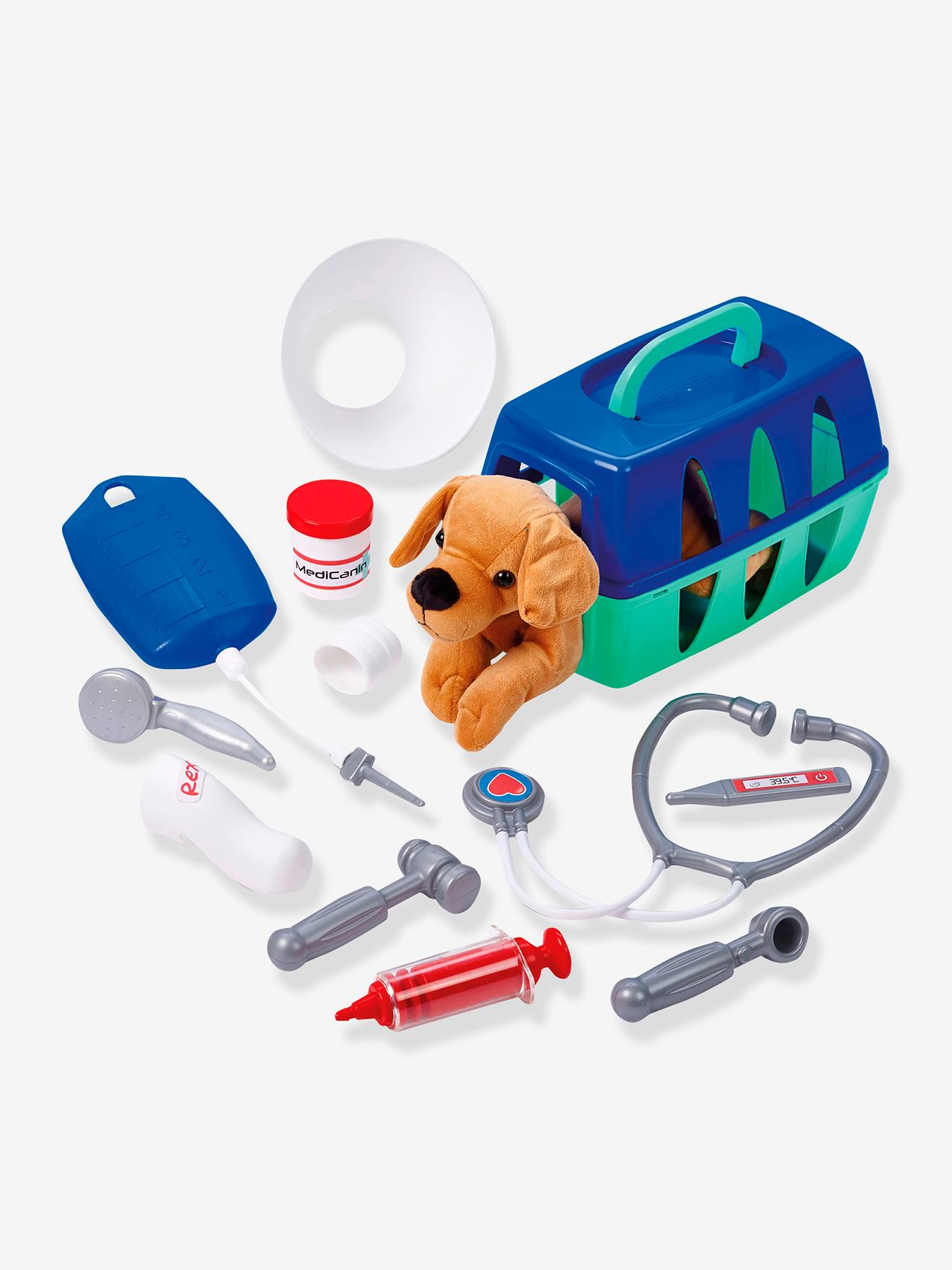 Ecoiffier Kinder Tierarztpraxis mit Plüschhund ECOIFFIER - grün