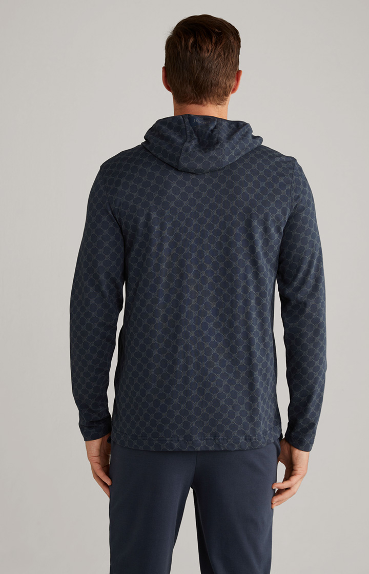 Loungewear Sweatjacke in Dunkelblau