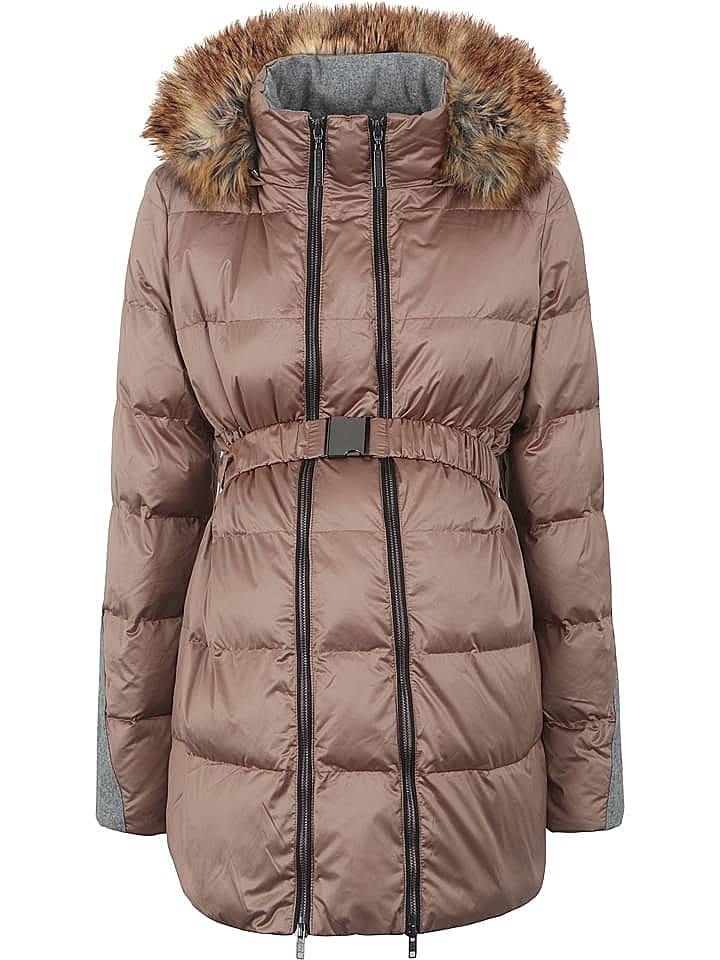 bellybutton Umstandswinterjacke in Hellbraun günstig kaufen 44
