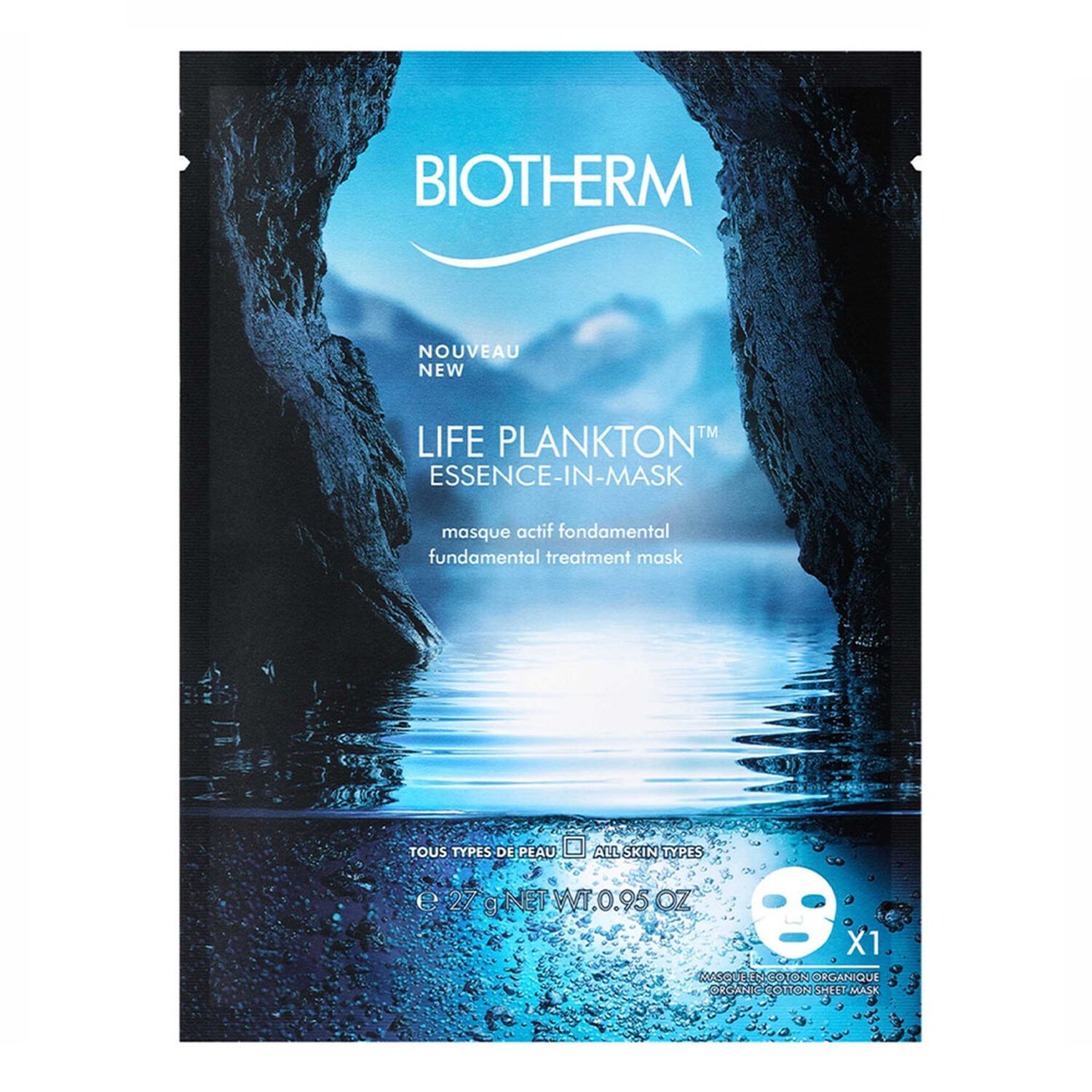 Biotherm Life Plakton Masque Tissu Hydratant et Régénérant 27G