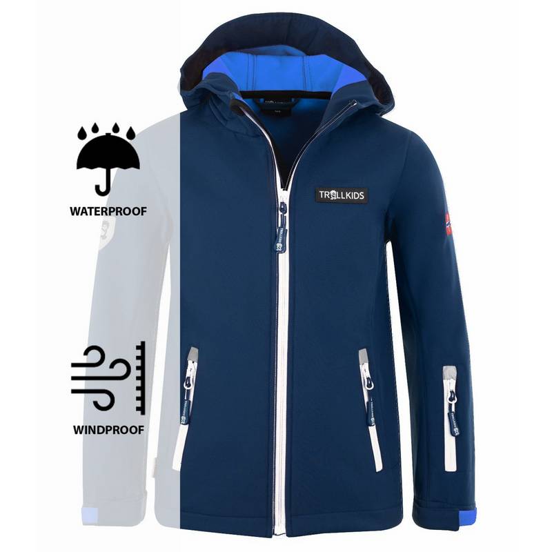 Trollkids Oslofjord Softshelljacke Kinder
