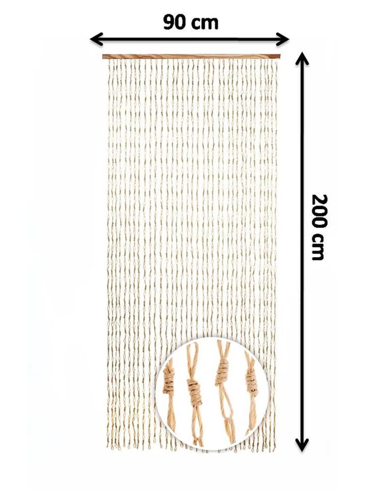 kobolo Vorhang CIRCLES in Beige günstig kaufen onesize