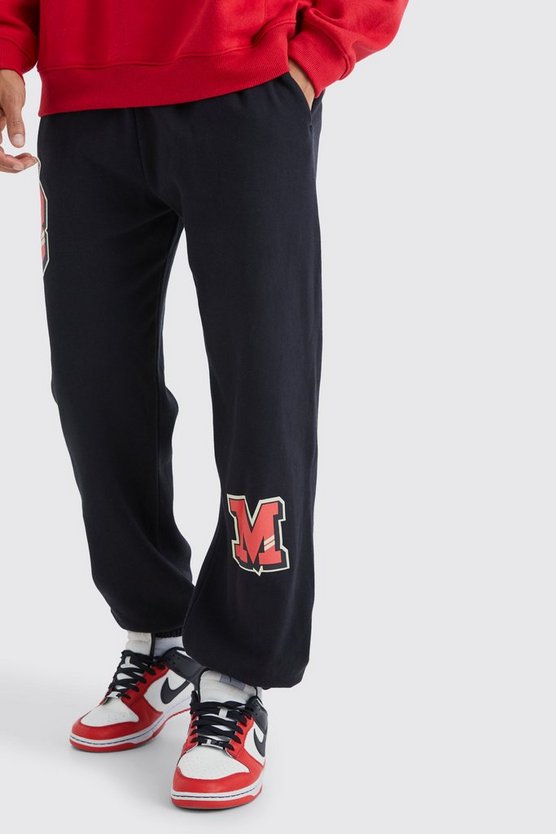Oversize Jogginghose mit Bm Print