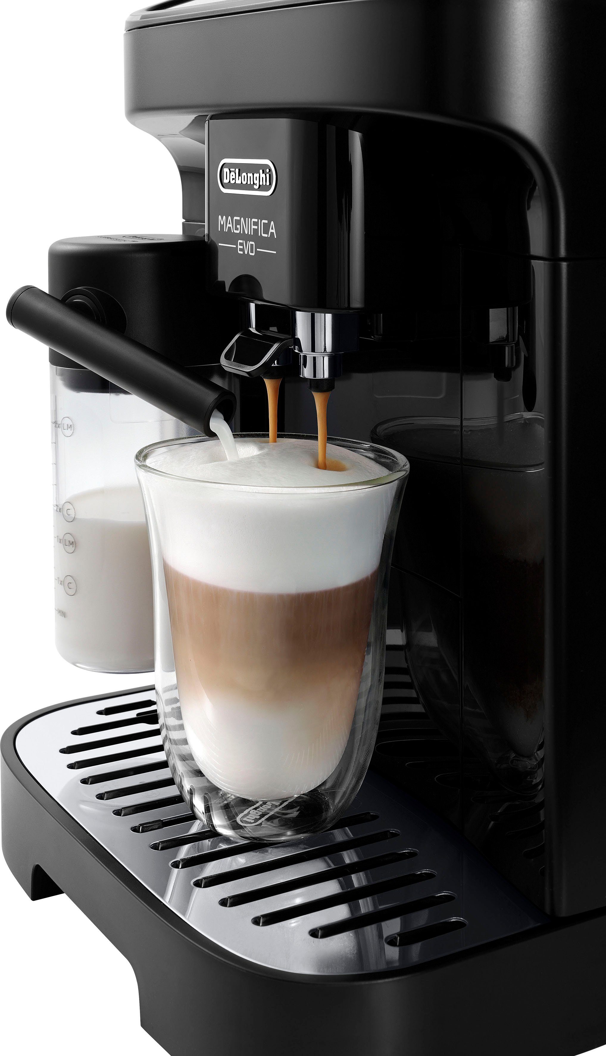De'Longhi Kaffeevollautomat Magnifica Evo ECAM290.51.B, mit LatteCrema Milchsystem, inkl. Pflegeset im Wert von € 31,99 UVP