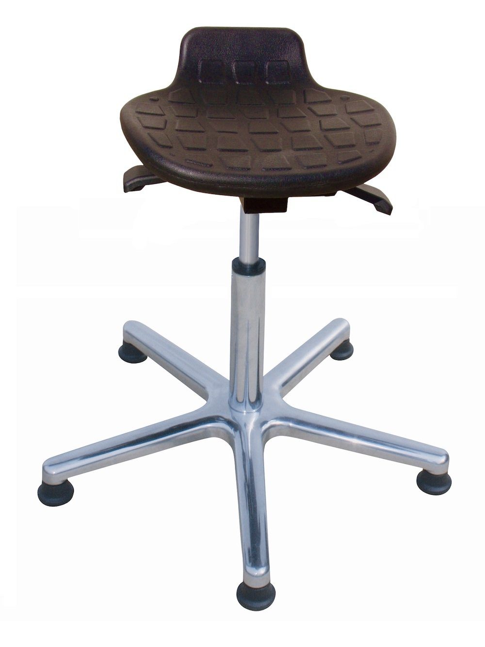 PROREGAL® Stehhilfe Stehhilfe Orlando, Sitzh. 55-81cm, Ø63cm, tdw 110kg, Schwarz