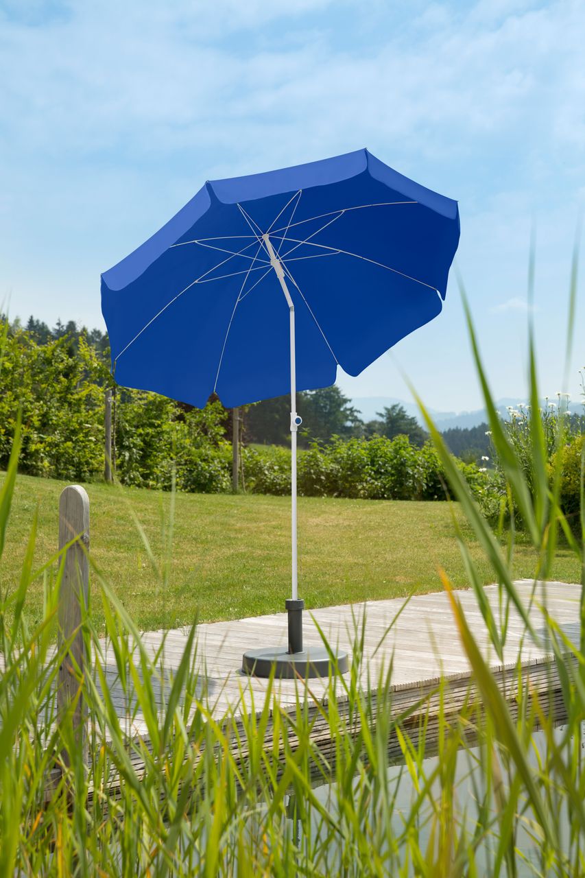 Schneider Schirme Schneider Sonnenschirm IBIZA, ca. 200 cm Ø, blau