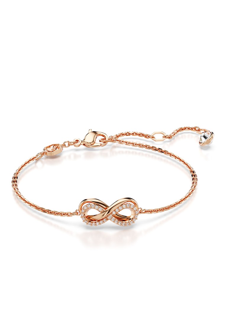 Swarovski Hyperbola set of necklace and bracelet gold-plated
