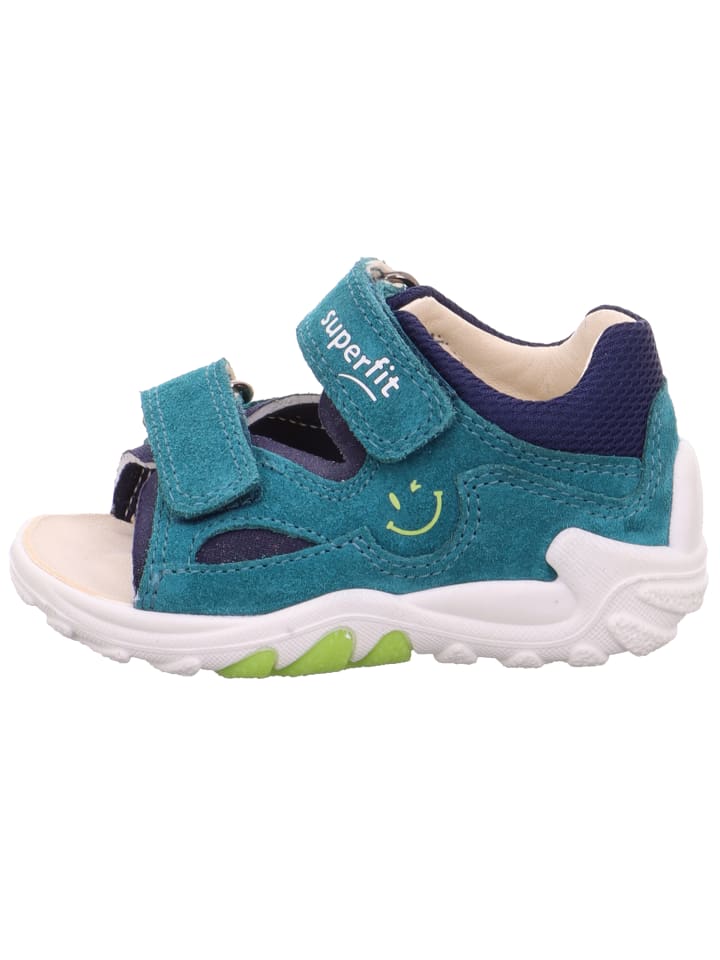 superfit Lauflernsandale FLOW in Grün/Blau günstig kaufen