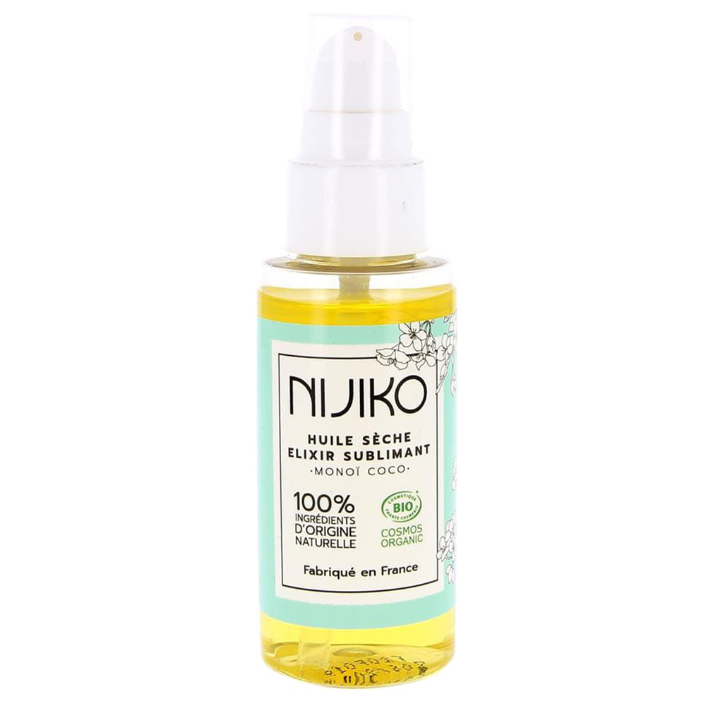 nijiko Huile Sèche Bio Monoï - Coco Huile nourrissante