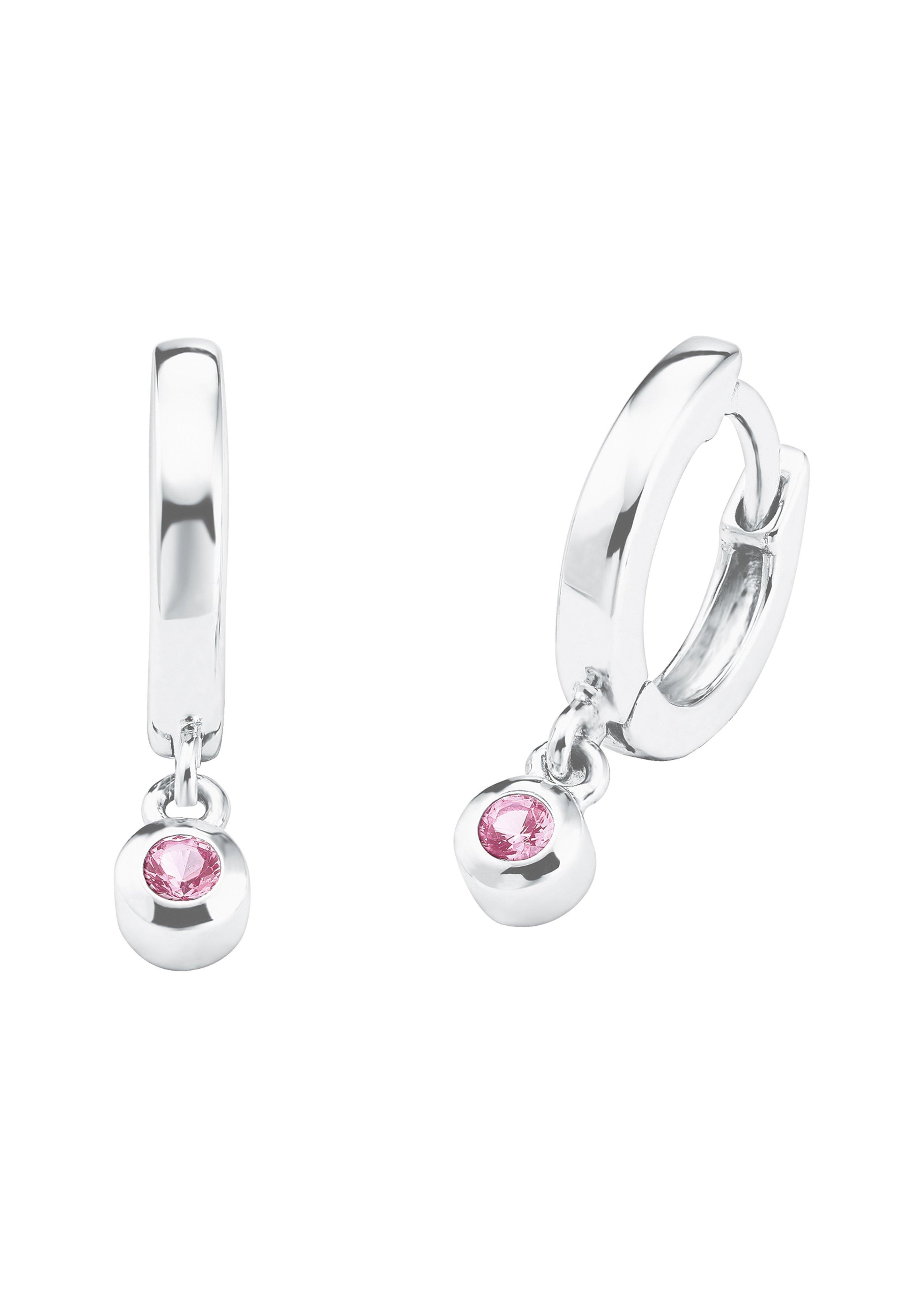 Ohrringe mit rosa Zirkoniasteinen  272.002.6414.4360-42E0