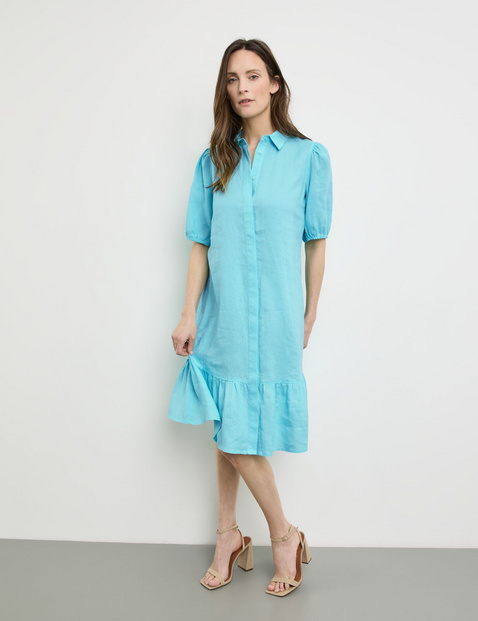 Modisches Blusenkleid aus Leinen