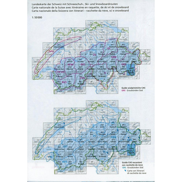 Swisstopo 1 : 50 000 Val Poschiavo - Wanderkarte