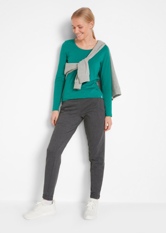 Longshirt mit Bio-Baumwolle (2er Pack)