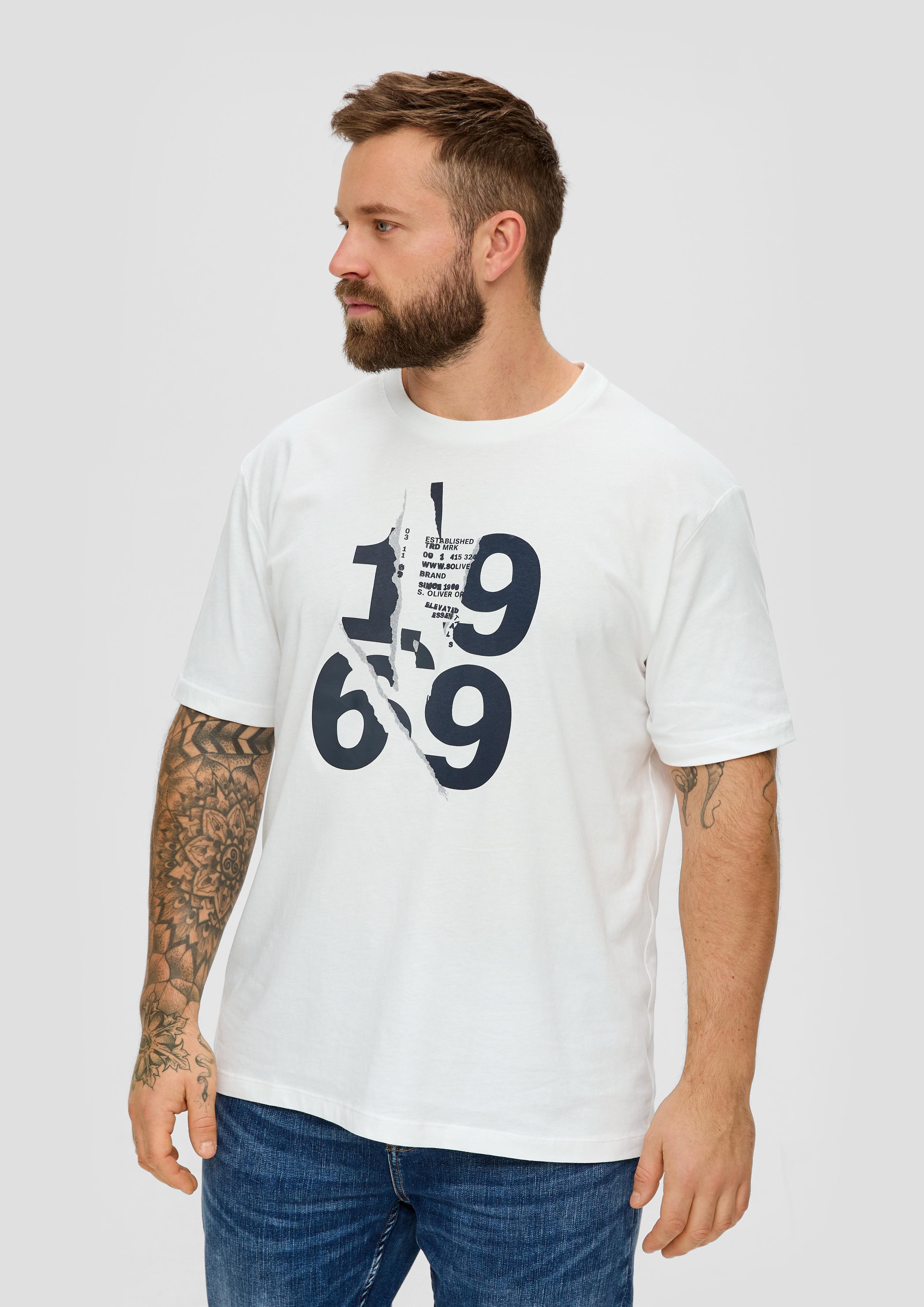 T-Shirt mit Frontprint  2143392-01D2