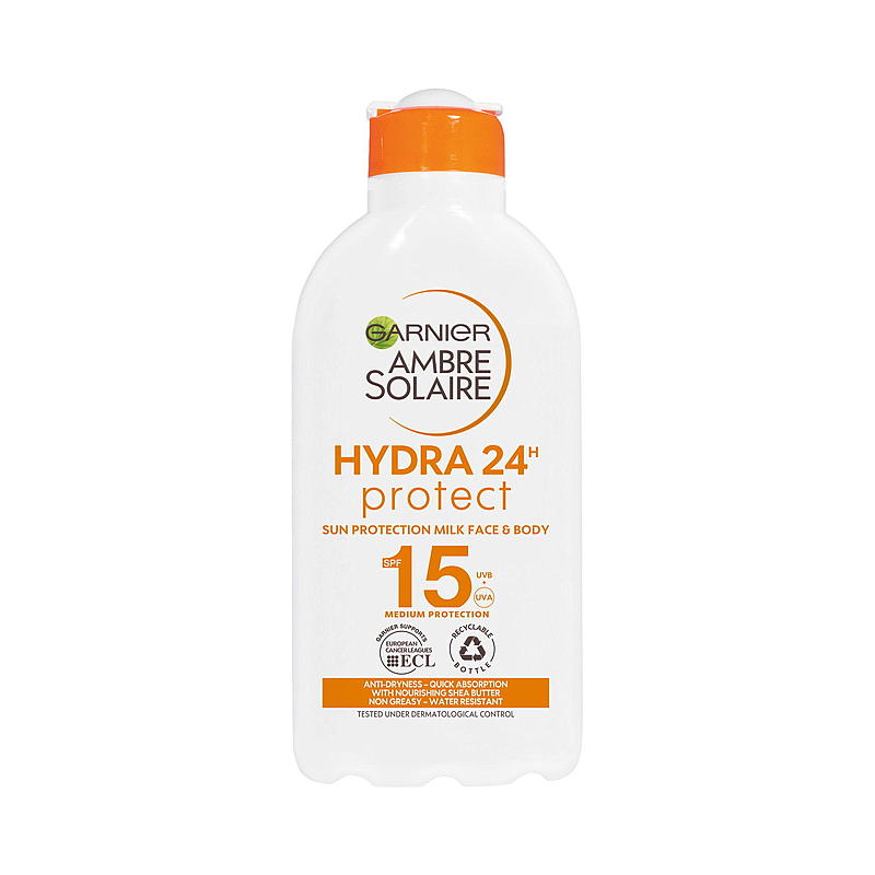 Garnier Ambre Solaire Sun Protect Milk, SPF15 200 ml