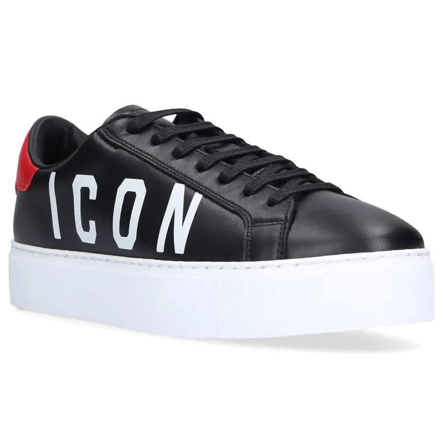 Dsquared2 - Sneaker low NEW TENNIS Kalbsleder - schwarz