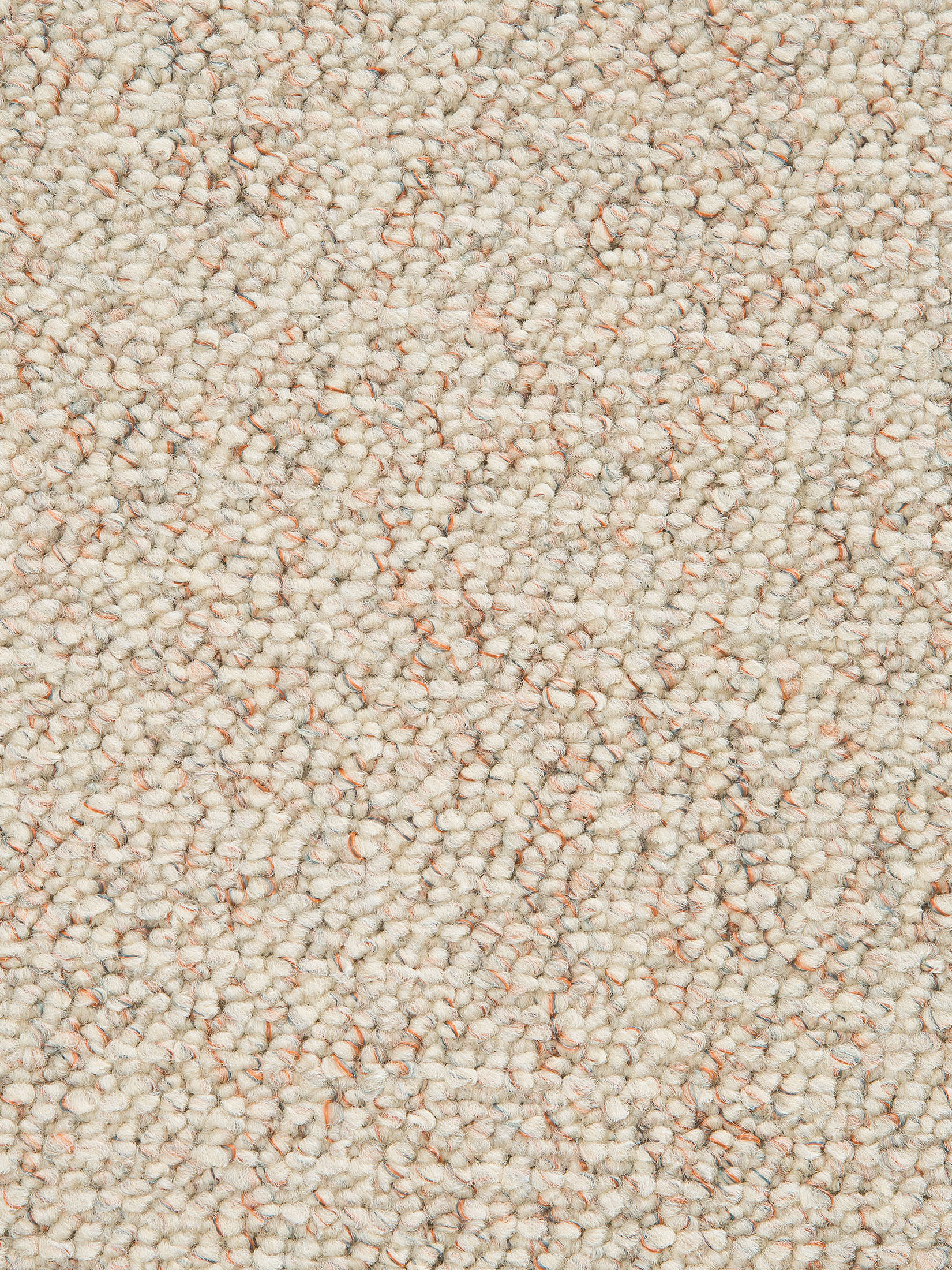 Karleby Moderner Teppich, Creme/Rot meliert