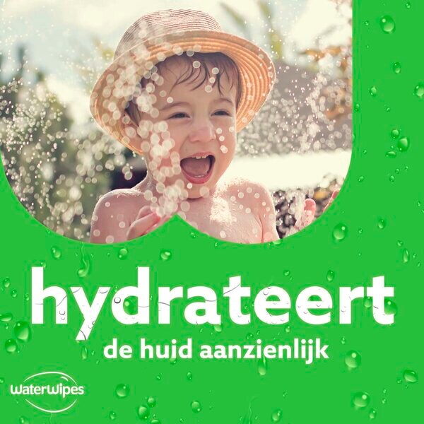 Lingettes hydratantes pour bébé WaterWipes, paquet de 12 x 60 pièces