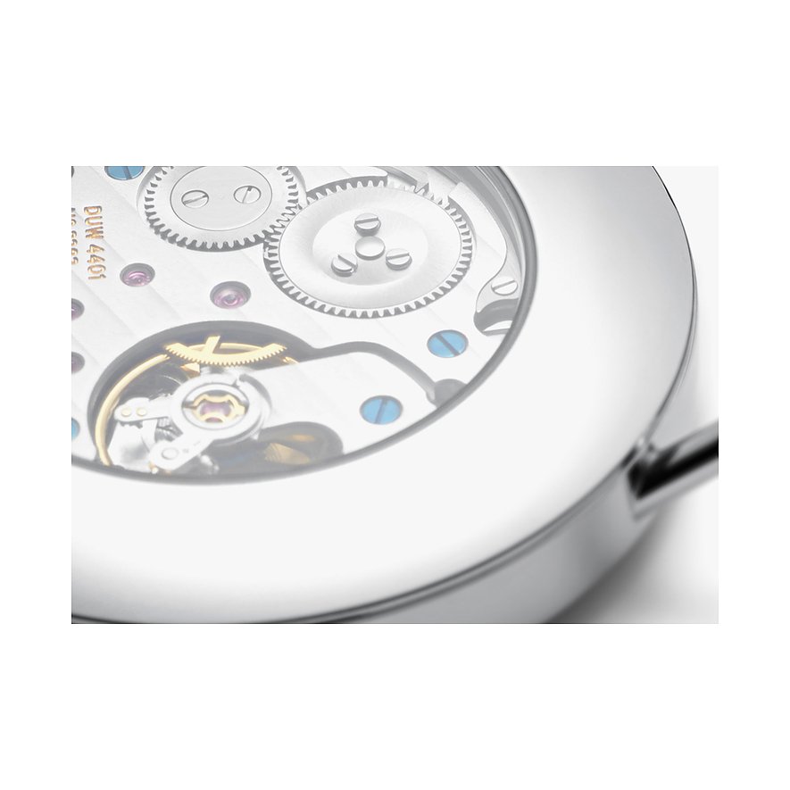 Nomos Glashütte Herrenuhr Metro Datum Gangreserve