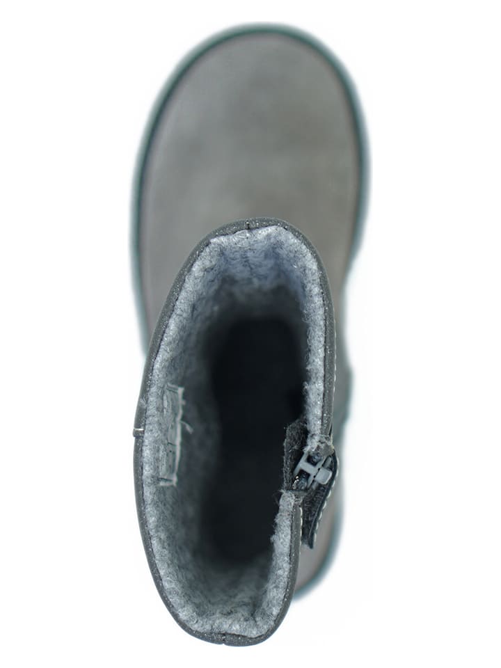 lamino Leder-Winterstiefel in Grau günstig kaufen