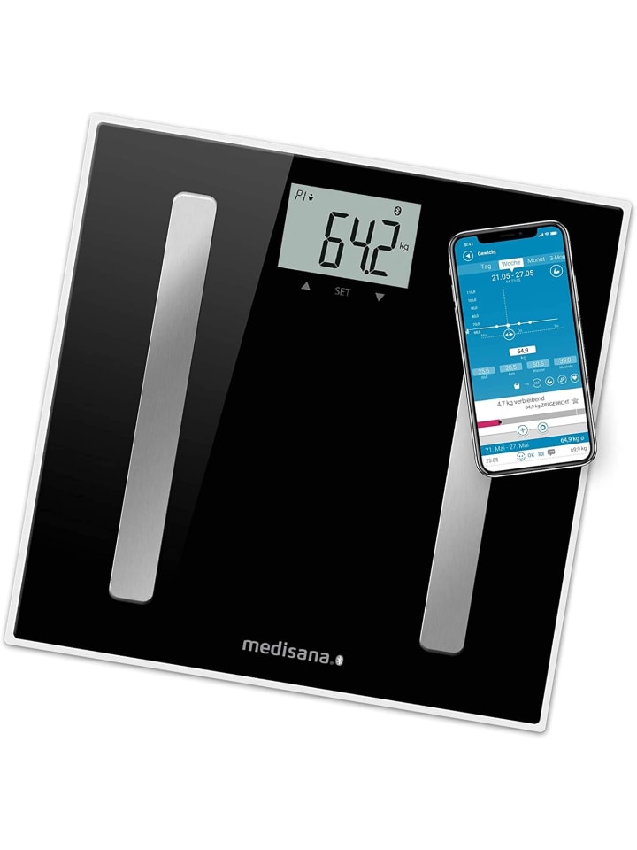 Medisana BS A45 connect Körperanalysewaage 180 kg Personenwaage Körperfettwaage günstig kaufen onesize