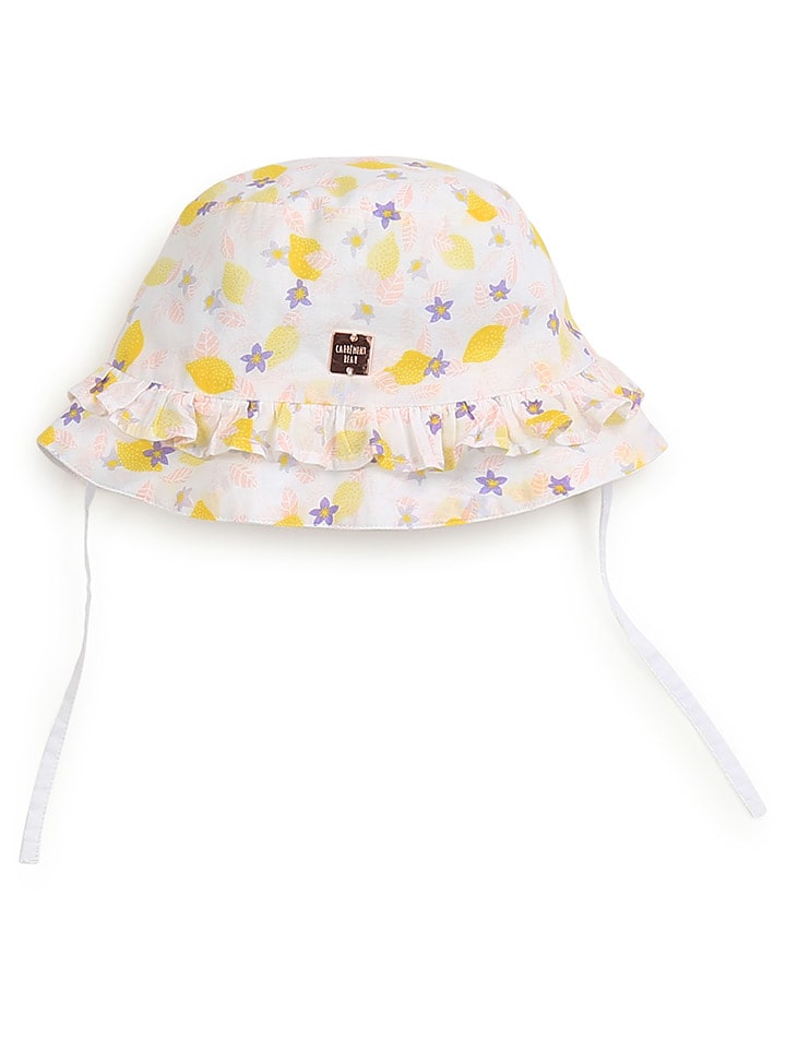 Carrément beau Hut in Weiß/ Gelb günstig kaufen
