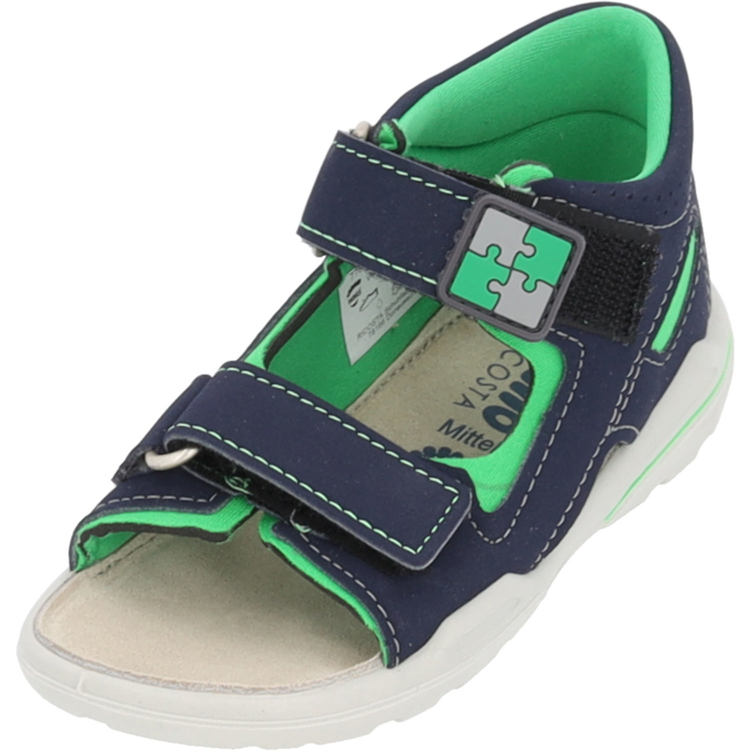Ricosta Manto 3200102, Sandalen (Kinder), Kinder, nautic/neongrün