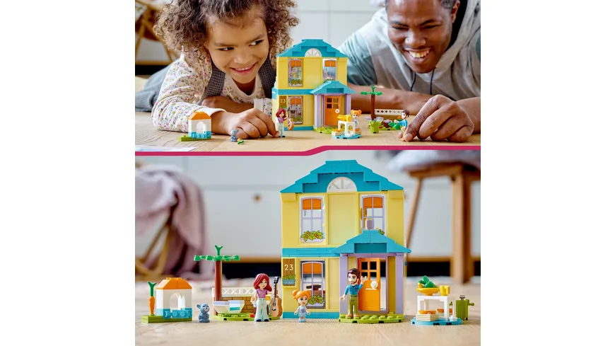 LEGO Friends 41724 Paisleys Haus, Puppenhaus mit Mini-Puppen ab 4 Jahren