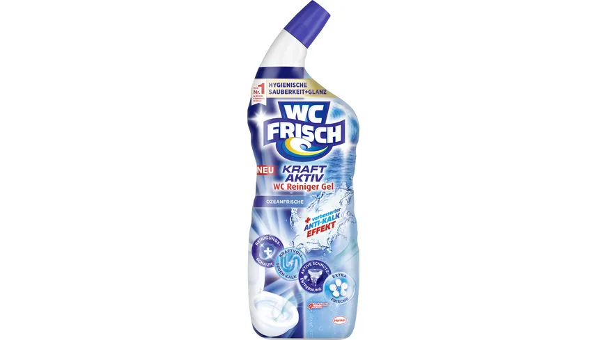 WC FRISCH Kraft Aktiv WC Reiniger Gel Ozeanfrische 750 ml 750 ml