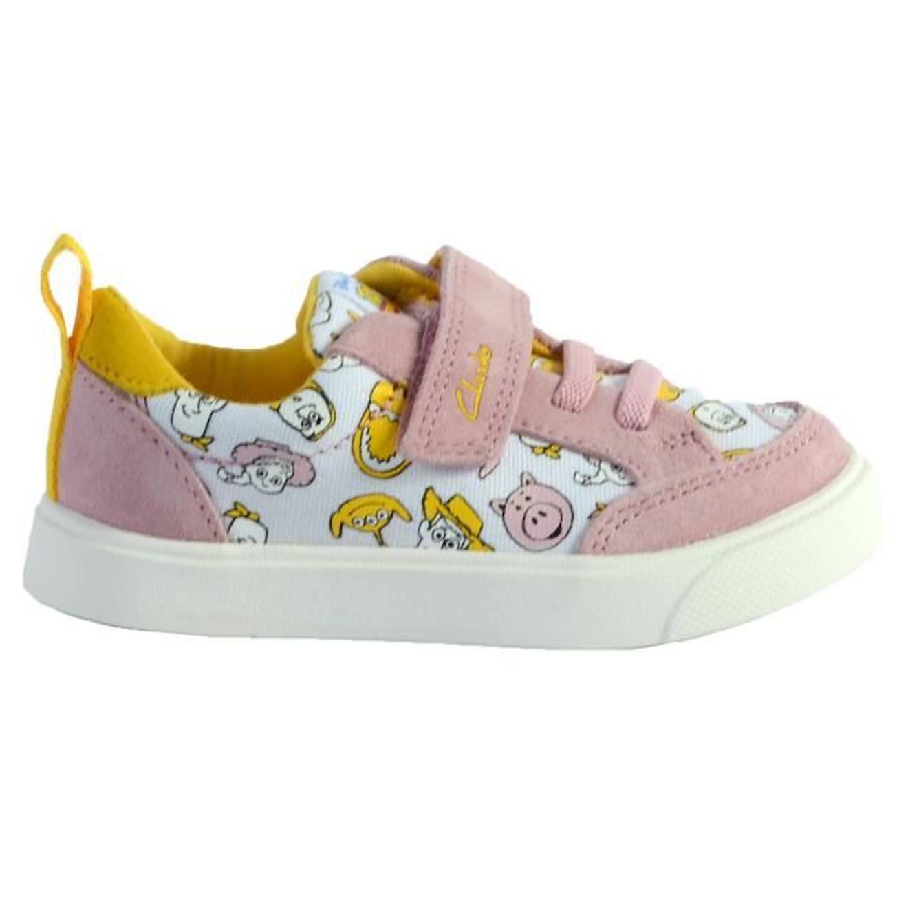 Basket Cuir Clarks Bebe City Howdy T rose