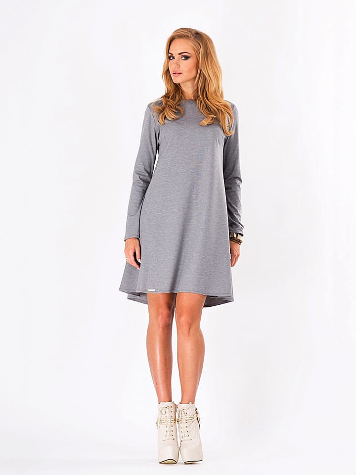 Makadamia Kleid in Grau günstig kaufen M