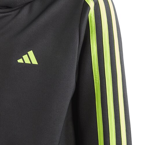 KINDER KAPUZENSWEAT TRAIN ESSENTIALS AEROREADY 3-STREIFEN REGULAR-FIT