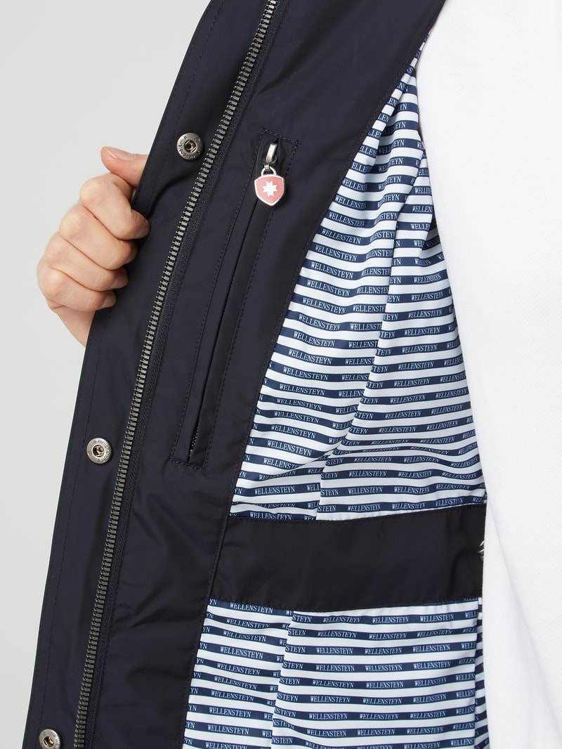 Romance 812 Funktionsjacke mit abnehmbarer Kapuze in dunkelblau